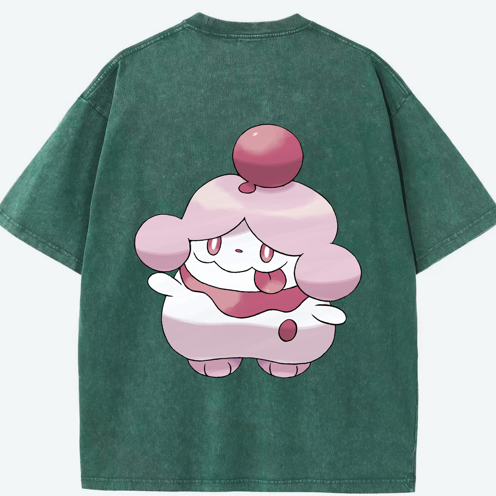 （画像用） ポケットモンスター Pokémon 綿100% ヴィンテージ風 半袖Tシャツ（背面プリント）